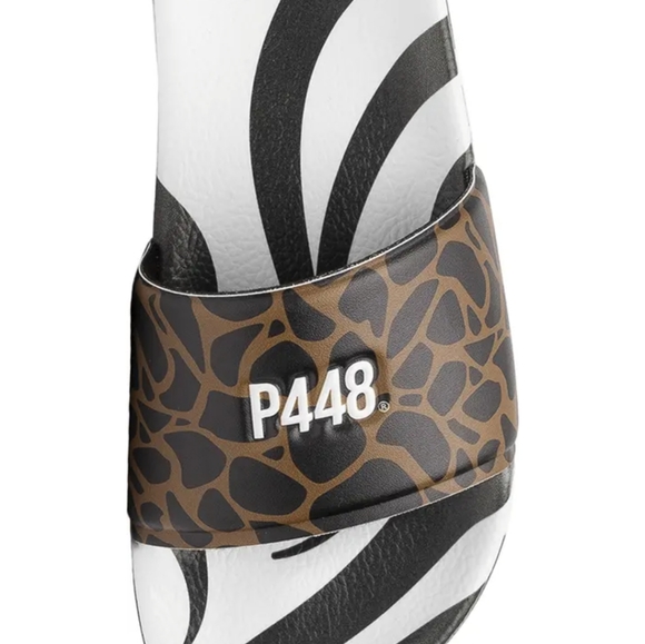 P448 Animal Print Slides - Picture 4 of 8